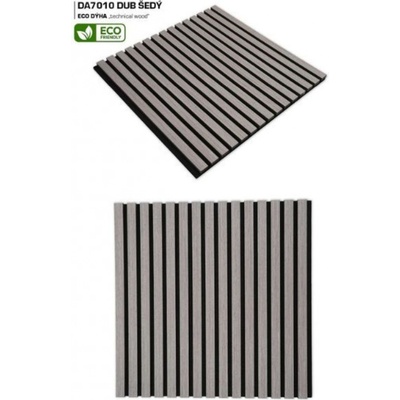 Asko akustický ECO dýha dub šedý 18 x 400 x 2600 mm 1,04m² – Sleviste.cz