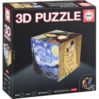 Educa 3D Пъзел Educa от 6 x 36 части - Изкуство (20123)