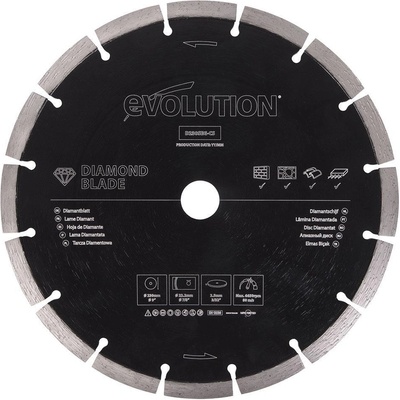 Evolution Диамантен диск - сегментиран / Диамантина 230 мм / evolution d230seg-cs-1420 / (evo d230seg-cs-1420)