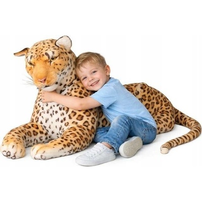 Leopard panter velká kočka jako živý 110+60 cm