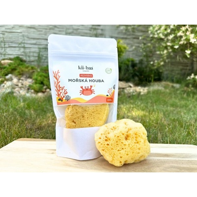 kii-baa organic hedvábná mořská houba 10-12 cm – Zbozi.Blesk.cz