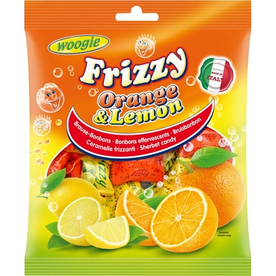 Woogie Šumivé bonbóny pomeranč a lemon 170 g