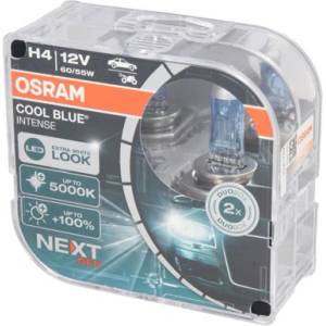 OSRAM Крушка OSRAM H4, 12V, 60/55W, 5000К, 1650lm/1000lm, 2 броя