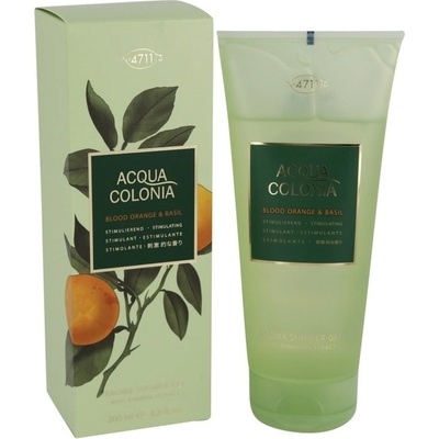 4711 Acqua Colonia Blood Orange & Basil sprchový gel unisex 200 ml