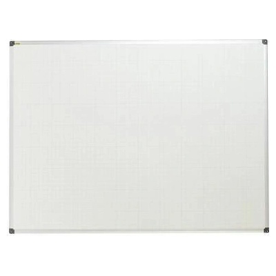Bi-Office Bílá magnetická tabule Bi-Office s rastrem, 90 x 120 cm 48276