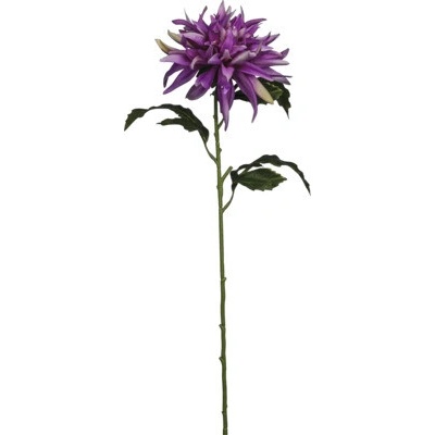 Georgína umelá kvetina 65 cm ružová