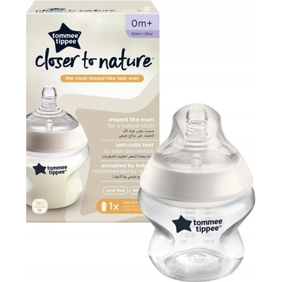 Tommee Tippee Antikoliková fľaša so cumlíkom 150 ml