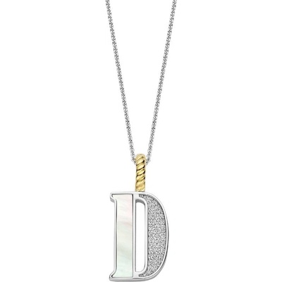 Ti Sento Сребърно колие с буква D Ti Sento 6840MW_D (6840MW_D)