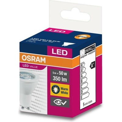 Osram Žiarovka LED GU10 50 ean8586 36° 4,5W/2700K Value PAR16