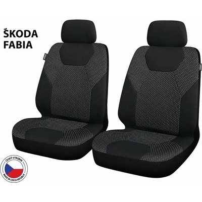Autopoťah Cappa Perfetto ZL Škoda Fabia černá/šedá 2M
