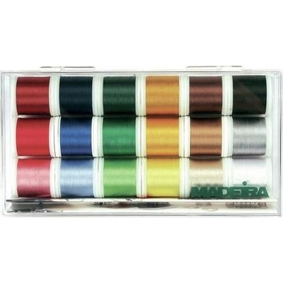 Vyšívací nitě Madeira Rayon box (18x200m)