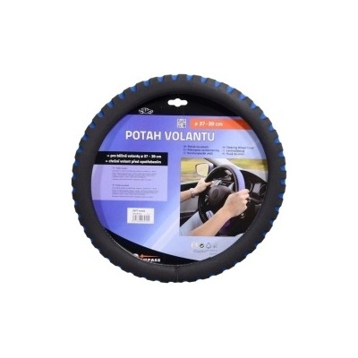 Compass Univerzální pěnový potah na volant SOFT 37 - 39 cm - modrý - – Sleviste.cz