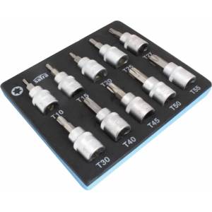 SATRA Пенопластова вложка Torx T10-T55 10 бр 18318 (S-H138NT)