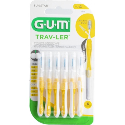 GUM Trav-Ler mezizubní kartáčky 1,3 mm 6 ks – Hledejceny.cz