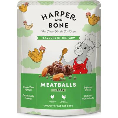 Harper & Bone kuracie mäso a morčacie mäso 300 g