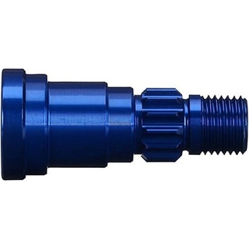 Traxxas Ос за главина Traxxas X-Maxx Stub axle, aluminum (blue-anodized) (1) (use only with #7750, TRX7768 (TRX7768)
