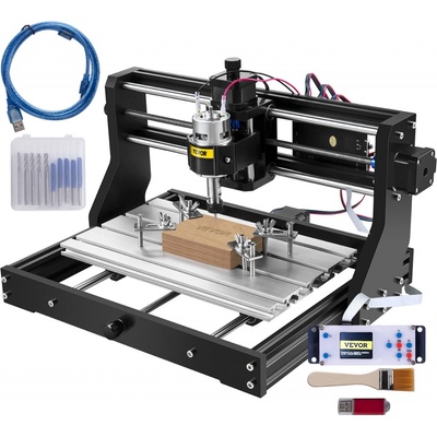 VEVOR CNC stolní fréza 300x180mm + Offline Ovladáč s displejem