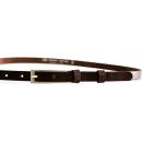 Penny belts dámský kožený opasek 15-1-04 tmavě hnědý