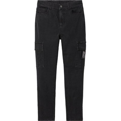 Pepperts! chlapčenské cargo rifle Slim Fit 100370920 čierna