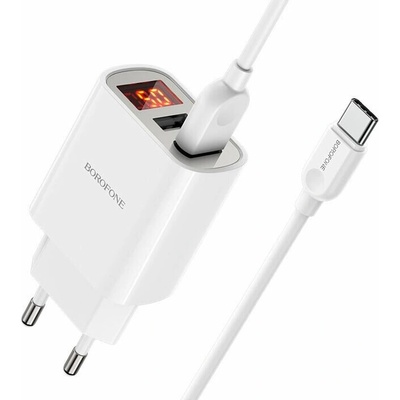 Borofone BA58A USB-C 5V / 2,4A Bílá
