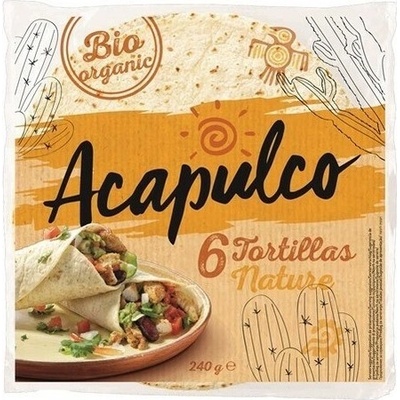 Acapulco Tortilla Nature 240g bio BIO VEGETARIAN Množství: 1 ks