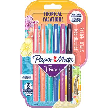 Newell Флумастри Papermate Flair 6 цвята, tropical (31303-А-TROPICAL)