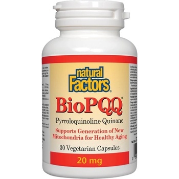 Natural Factors BioPQQ, 20 mg, 30 капсули, Natural Factors