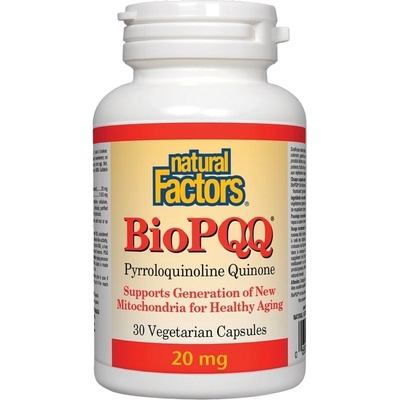 Natural Factors BioPQQ, 20 mg, 30 капсули, Natural Factors