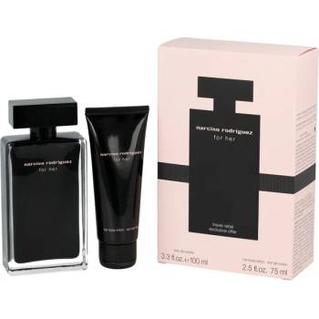 Narciso Rodriguez Narciso Rodriguez for Her Подаръчен комплект, Тоалетна вода 100ml + Мляко за тяло 75ml, Жени