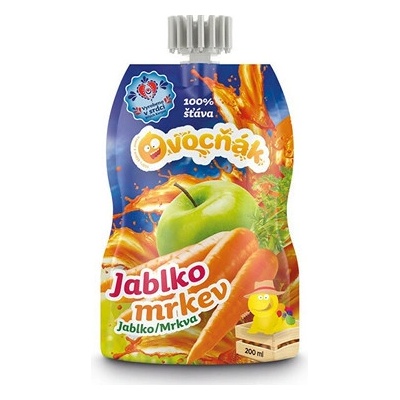 Ovocňák Ovocný mošt jablko mrkev 200 ml – Zboží Mobilmania