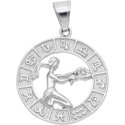 Steel Edge Přívěsek se znamením zvěrokruhu WJHP3093 Panna