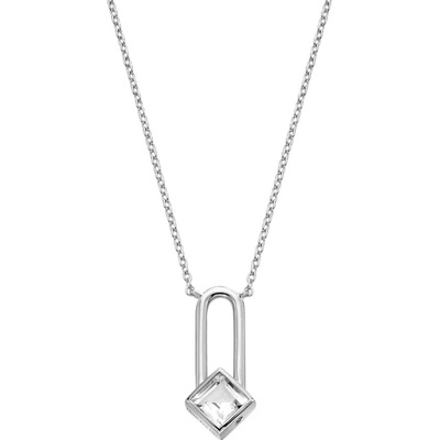 Hot Diamonds Strieborný náhrdelník s diamantom a topazom DN232