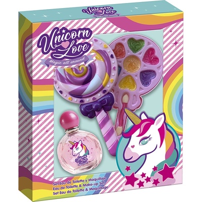EP line Unicorn make-upová paletka + EDT toaletní voda 50 ml