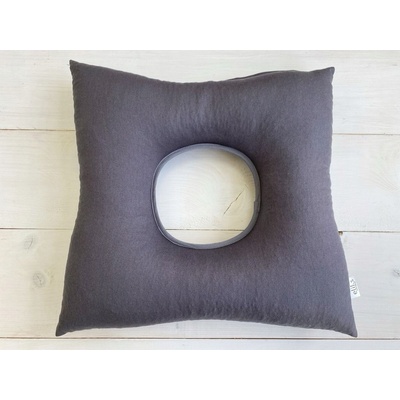 ELIKS Rektální polštář na sezení s pohankou 40 x 40 cm šedý – Zboží Dáma