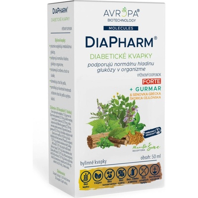 Avropa DiaPharm bylinné kapky 50 ml
