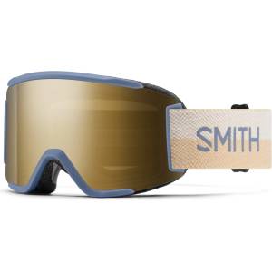 SMITH Ски маска Smith Squad S ChromaPop Mirror S3 + S0 Ski goggles - Steel Blue Split / CP Sun Black Gold Mirror + Clear (417-5392-0311)