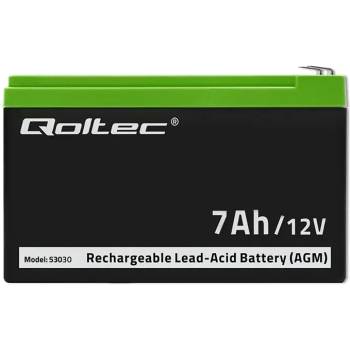 Image 1 of Батерия за UPS Qoltec, AGM, 12V/7Ah | 53030 (53030)