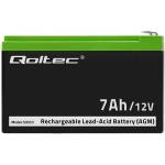  Батерия за UPS Qoltec, AGM, 12V/7Ah | 53030 (53030)