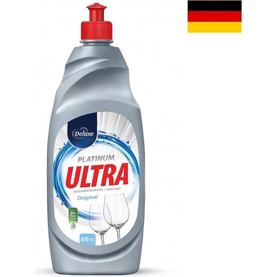 DeLuxe Čistič na riad Ultra Platinum Original 850 ml
