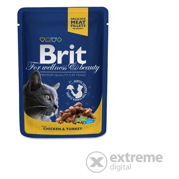 Brit Premium Cat Chicken & Turkey 24 x 100 g
