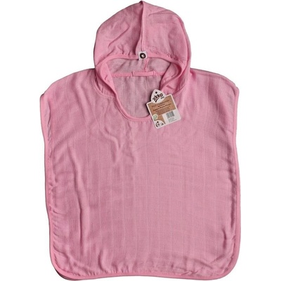 XKKO BMB Colours Bambusové pončo baby pink 1