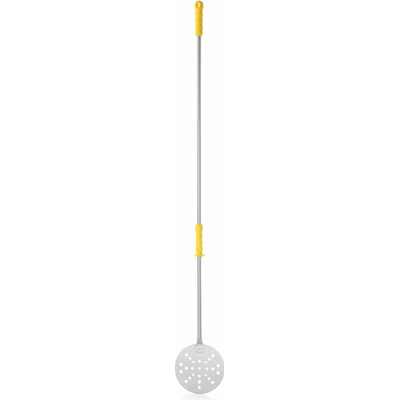 CODROIPO Lopata na pizzu s teleskopickou rukoväťou, Lilly Codroipo, perforovaná, ⌀220x1700mm