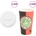 vidaXL хартиени чаши за кафе с капачки 1000 бр. 16oz 400ml (3325214)