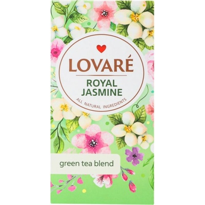 Lovare zelený porc. čaj Royal Yasmine 24 x 1,5 g