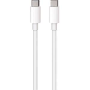 Maxlife Кабел Maxlife - USB-C/USB-C, 60W, 1 m, бял (OEM0101020)