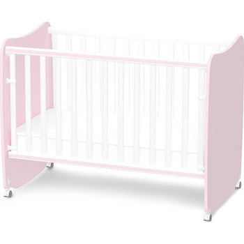 Lorelli Бебешка кошара Lorelli Premium - Stars, 60 x 120 cm, бяло/розово (10150610038A)