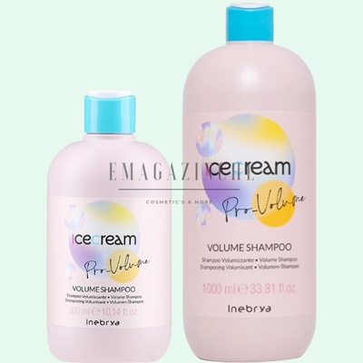 Inebrya Шампоан за обем при тънка и фина коса 300/1000 мл. Ice Cream Pro-Volume Shampoo (19120004)