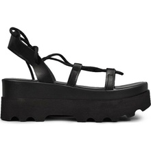 Altercore sandále Sue dámske čierna na platforme