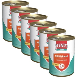 RINTI Консерва RINTI Canine Renal пиле 6 x 400 г