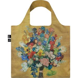 LOQI Чанта тип торба LOQI Museum Vincent van Gogh Flower Pattern от рециклиран материал злато (VGM.AG)